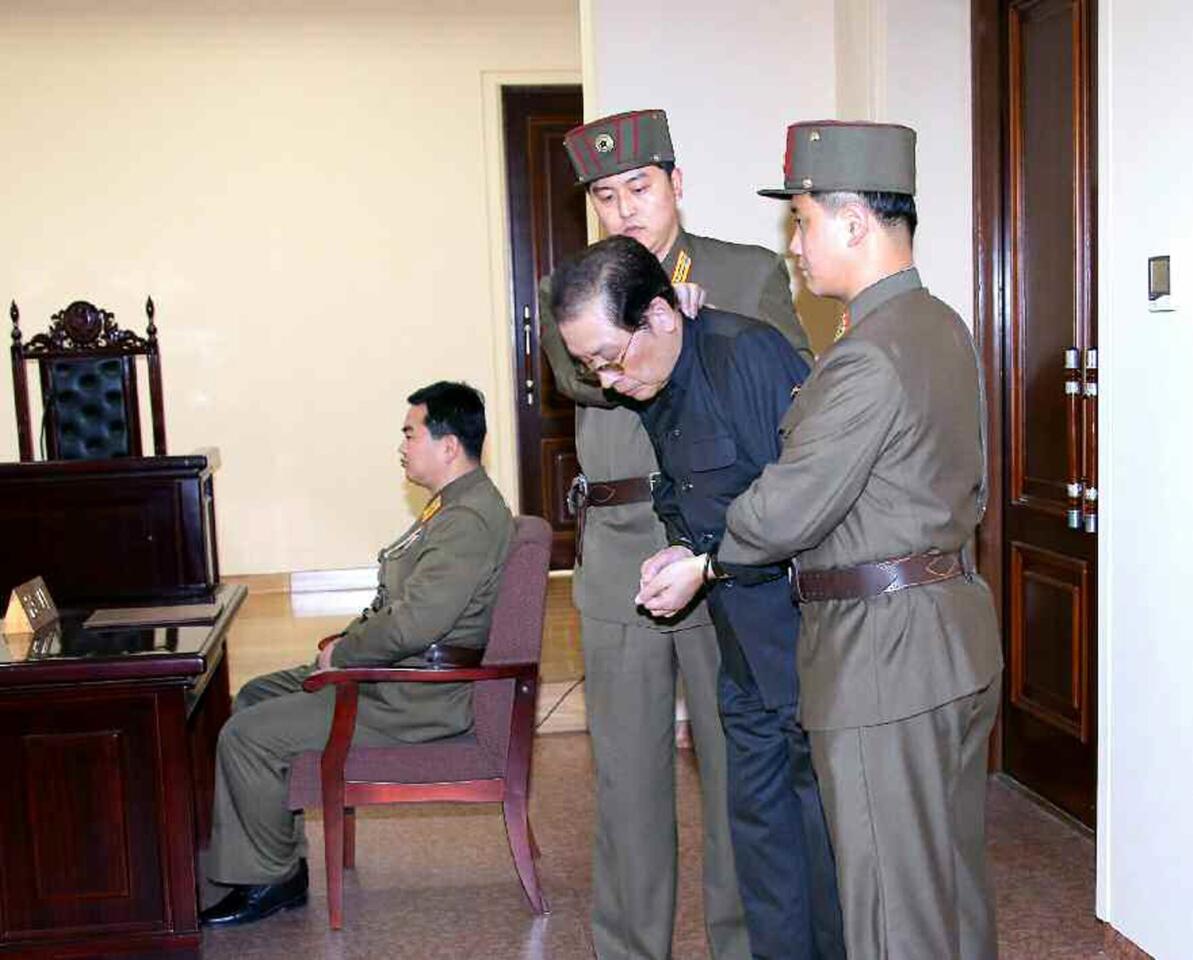 Jang Song Taek, the uncle of the secretive 30-ish North Korean leader Kim Jong Un, was dramatically removed last week from a special party session by armed guards. Calling him "despicable human scum," the state then summarily executed the man who had mentored his nephew during the transition after the death of his dictator father Kim Jong Il. In his two years in power so far, observes The Times, Kim Jong Un has invested "the country's scarce resources in water slides, roller coasters, ski slopes and a 'dolphinarium.' " We might dismiss it as eccentric, except that North Korea has that nuclear arsenal. MORE YEAR IN REVIEW: 10 groundbreaking women we lost in 2013 10 tips for a better life from The Times' Op-Ed pages in 2013 Kindness in the world of politics? 7 uplifting examples from 2013