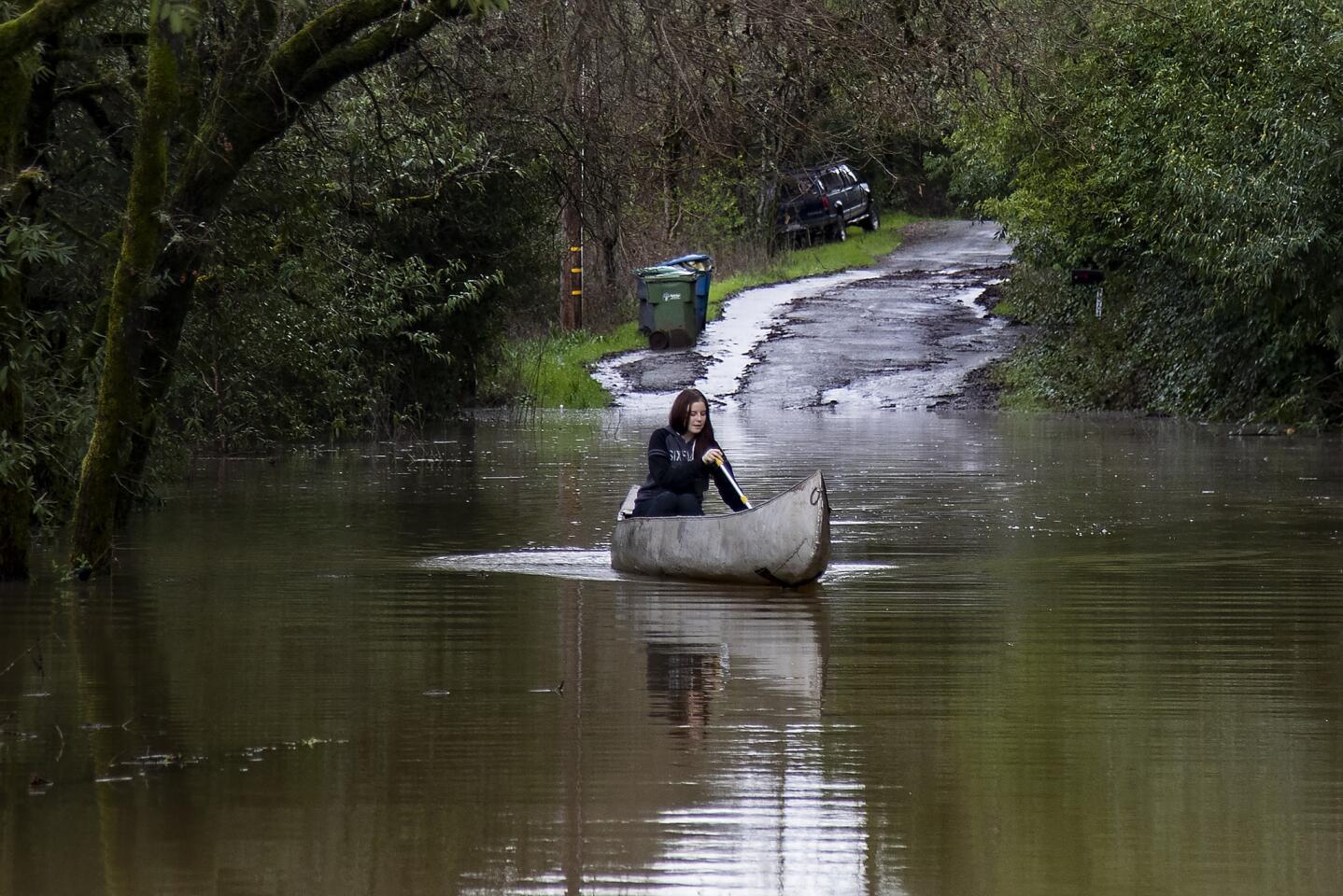 Inundaciones en el norte de California