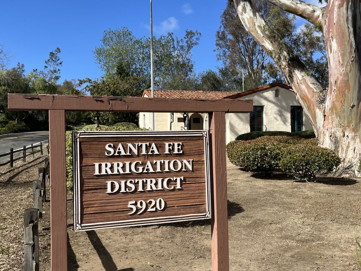 The Santa Fe Irrigation District offices.