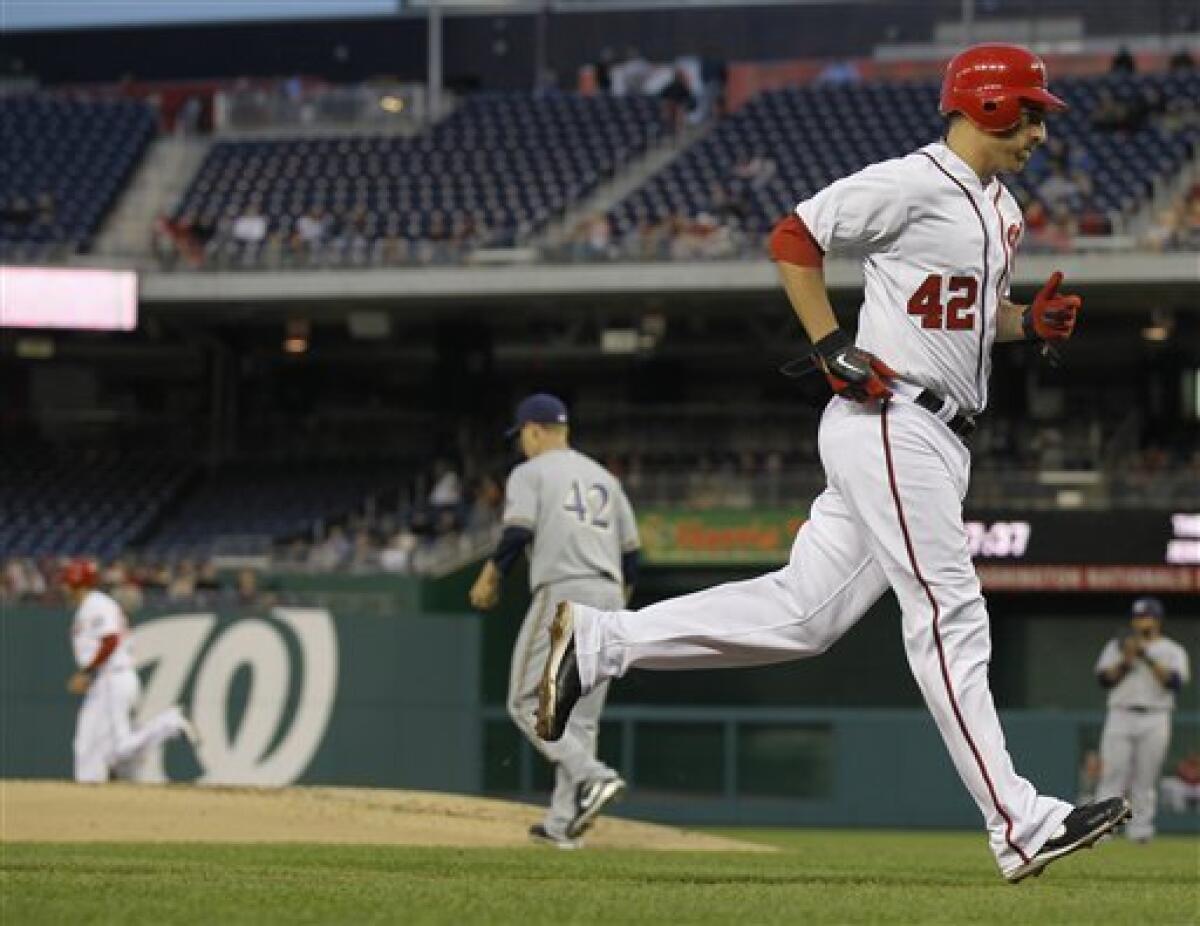 Washington Nationals have runner thrown out on walk
