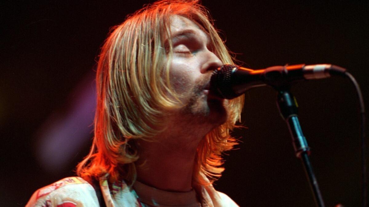 Kurt Cobain of Nirvana, another act that had original master recordings stored at the Universal Studios Hollywood facility destroyed by fire in 2008.