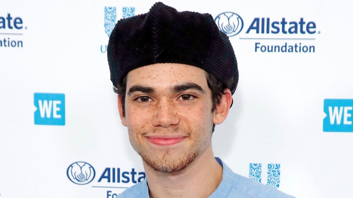 Cameron Boyce attends WE Day at the Forum in Inglewood on April 25, 2019.