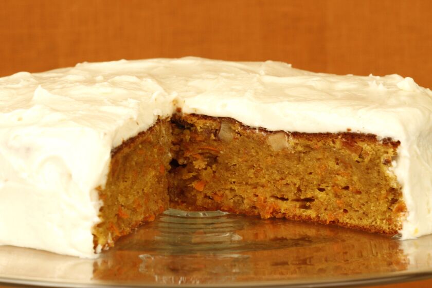 You'll never miss the gluten in this rich and flavorful carrot cake. Recipe: Carrot cake with ginger frosting.