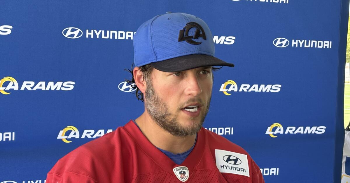 Rams' Matthew Stafford on another return to vocal Detroit: 'I want to hear all of it'