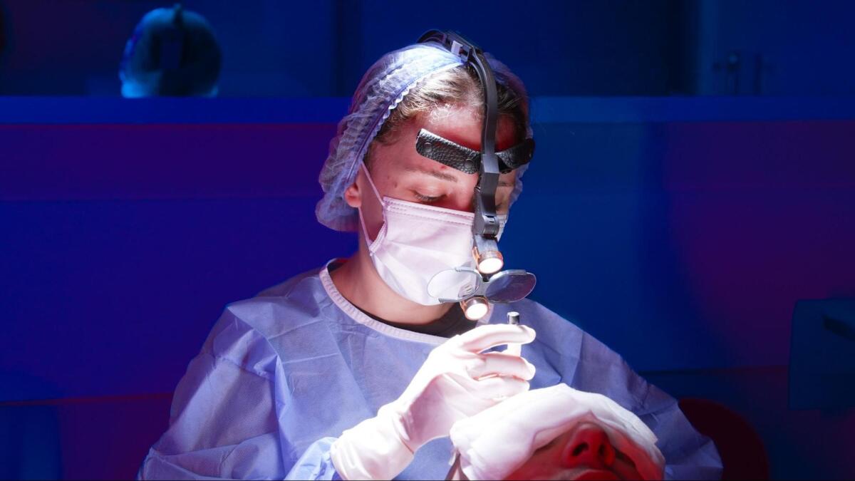 images from the Med Art Hair clinic in Turkey