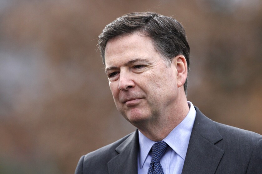 FBI Director James Comey weighed in on the clash with Apple on Sunday night, saying "awesome new technology" had created tensions between privacy and security, and that it was up to the American people -- not Apple or the FBI -- to resolve them.