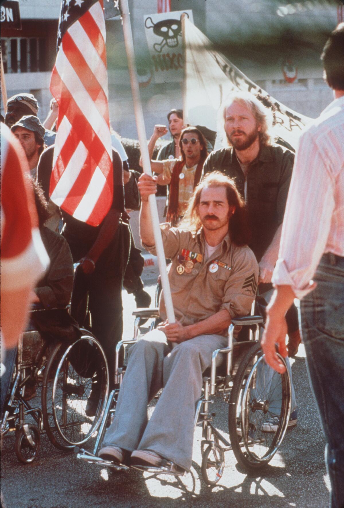 Tom Cruise in "Born on the Fourth of July."