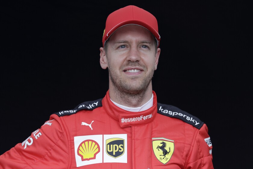 Italy Ferrari Vettel Leaves