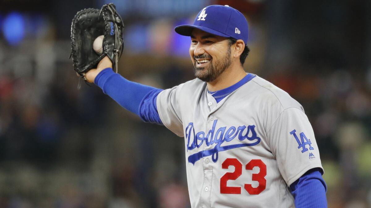 Adrian Gonzalez puts in the work - Los Angeles Times