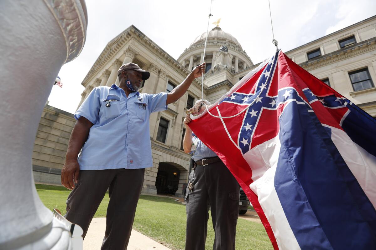 Mississippi lawmakers voted in June to retire the last state flag in the U.S. bearing the Confederate battle emblem.
