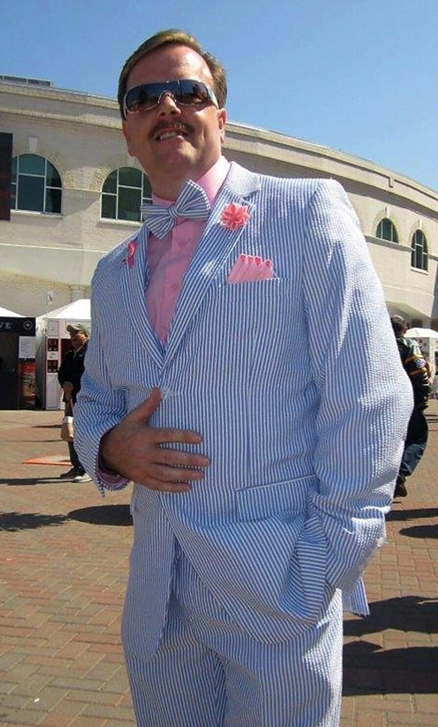 The Louisville | Men's Derby Horse Racing Stripe Suit Pants | Size 38 | Green | Shinesty