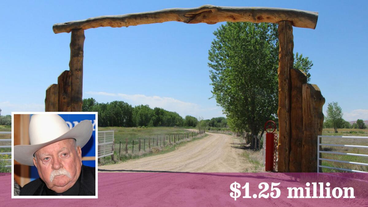 Brimley, known for film roles such as "Cocoon," is asking $1.25 million for his 276-acre ranch.