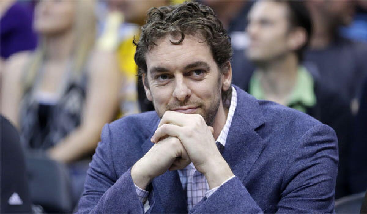 Pau Gasol will be an unrestricted free agent this summer.