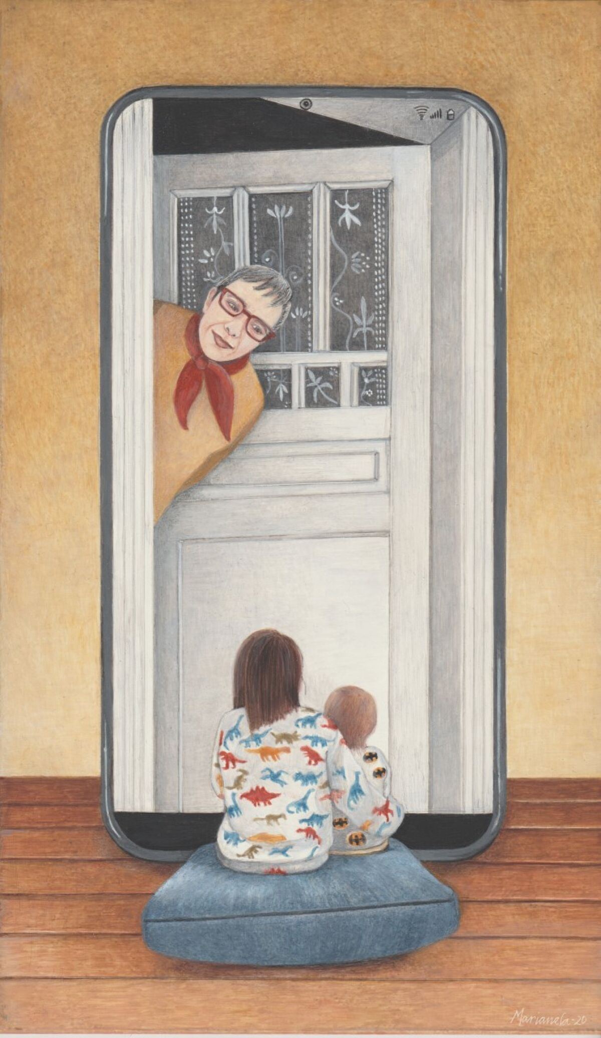 This artwork by Marianela de la Hoz