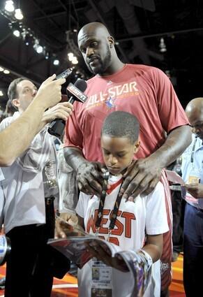 Shaquille O'Neal, son Shareef