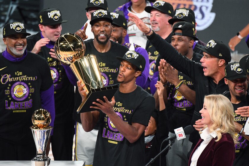 Complete Coverage Lakers Win 2020 Nba Championship Los Angeles Times