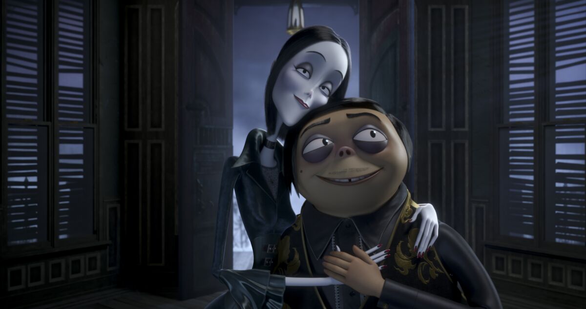The Addams Family' become cartoons again with animated feature - Los  Angeles Times