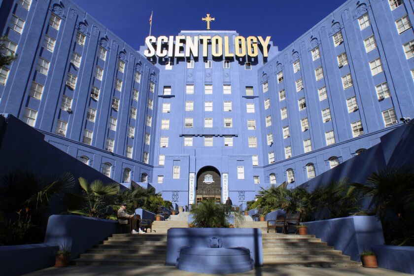 The Scientology building on Fountain Avenue in Los Angeles.