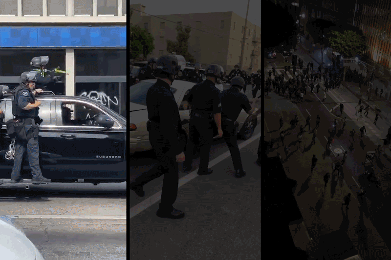 Police Summer Riots LAPD's handling of summer protests criticized - Los Angeles Times