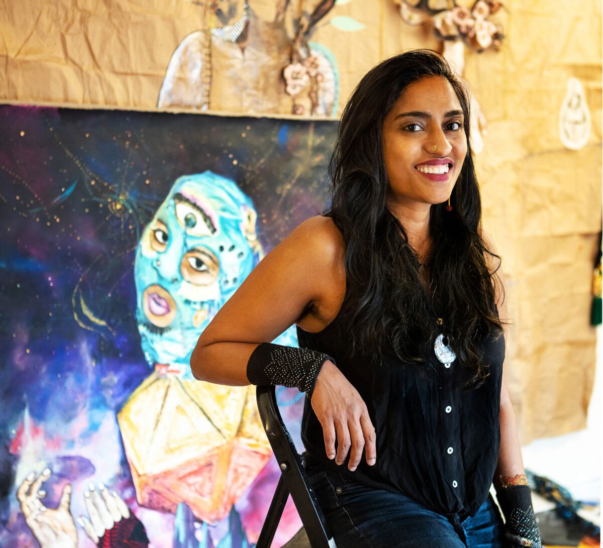 Chitra Ganesh is the artist for “Resurgence," the latest installation in the Murals of La Jolla program.