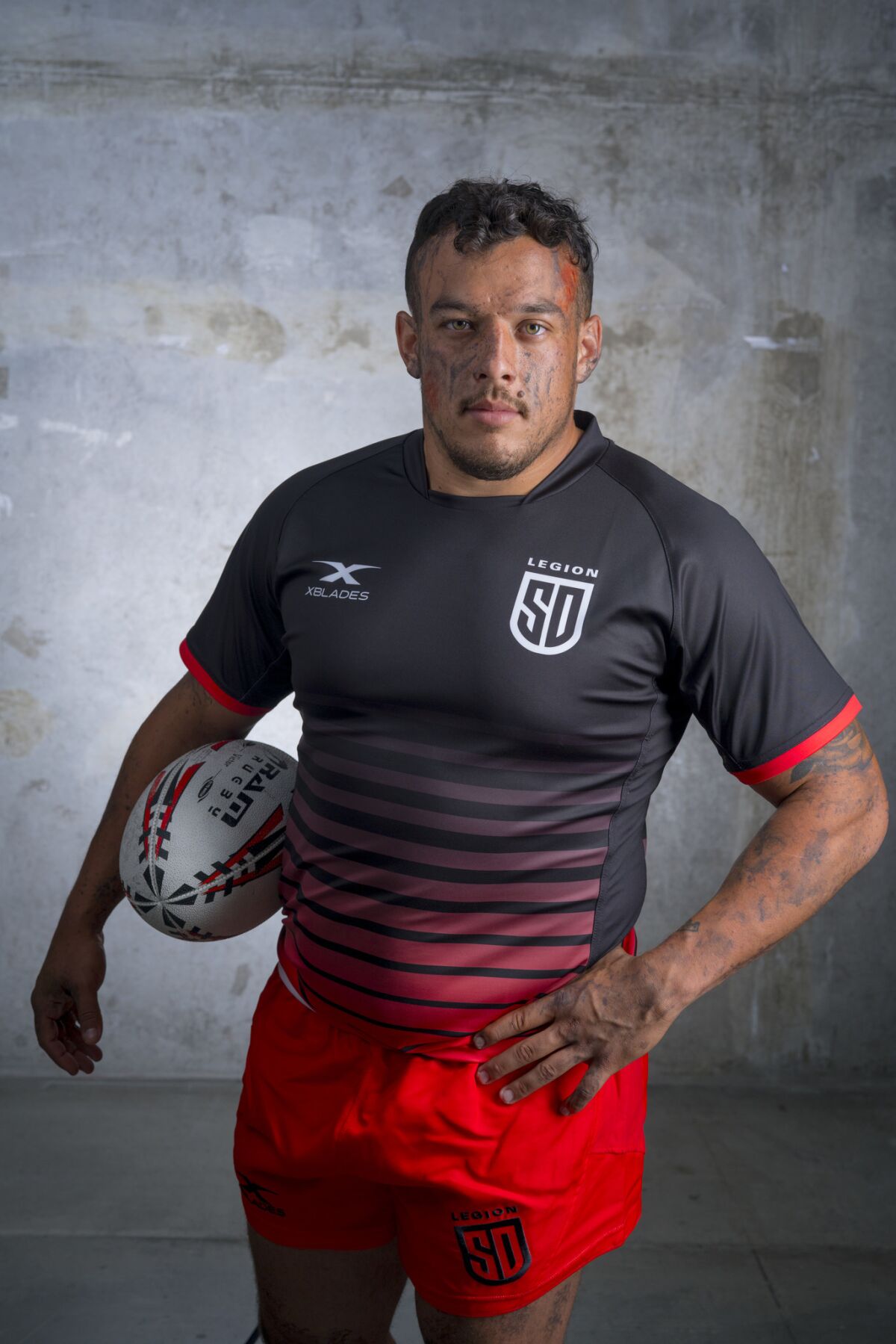 Gil Covey, a San Diego native, plays Forward: Hooker for the SD Legion rugby team.