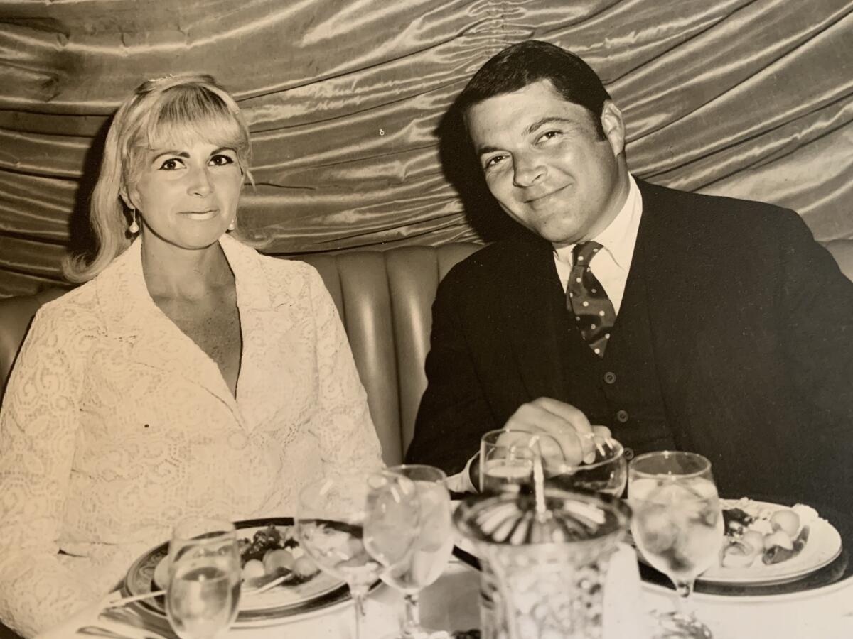 Delle Bohrman with husband Stan circa 1967.