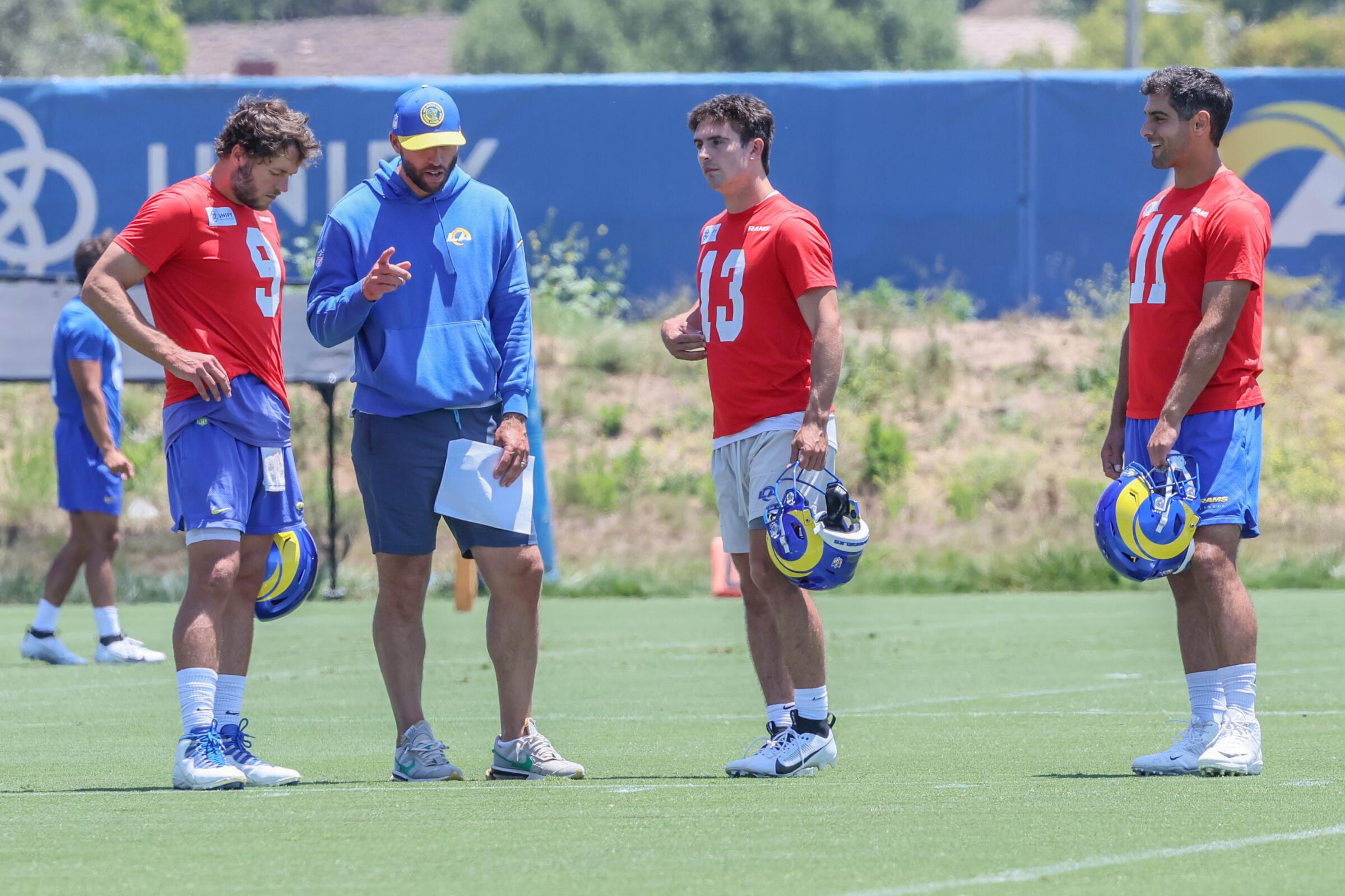 Aim Rams Rams aim to see how Stetson Bennett handles start vs. Dallas - Los ...