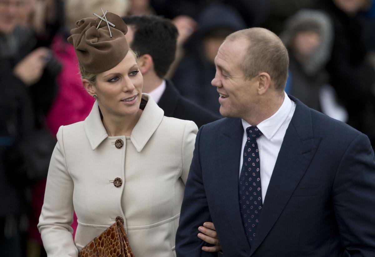 Princess Anne's daughter Zara Phillips and husband Mike Tindall have named their baby girl Mia Grace Tindall, her father said on Twitter.