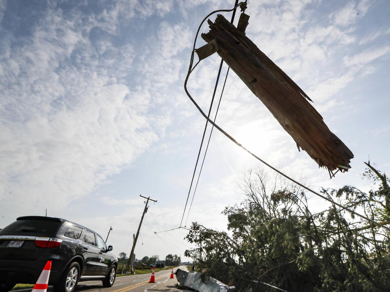 Tornadoes leave trail of destruction across Ohio and Indiana