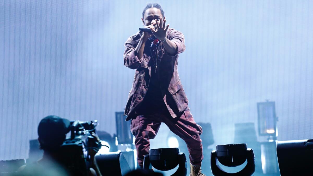 Kendrick Lamar at the Panorama Music Festival.