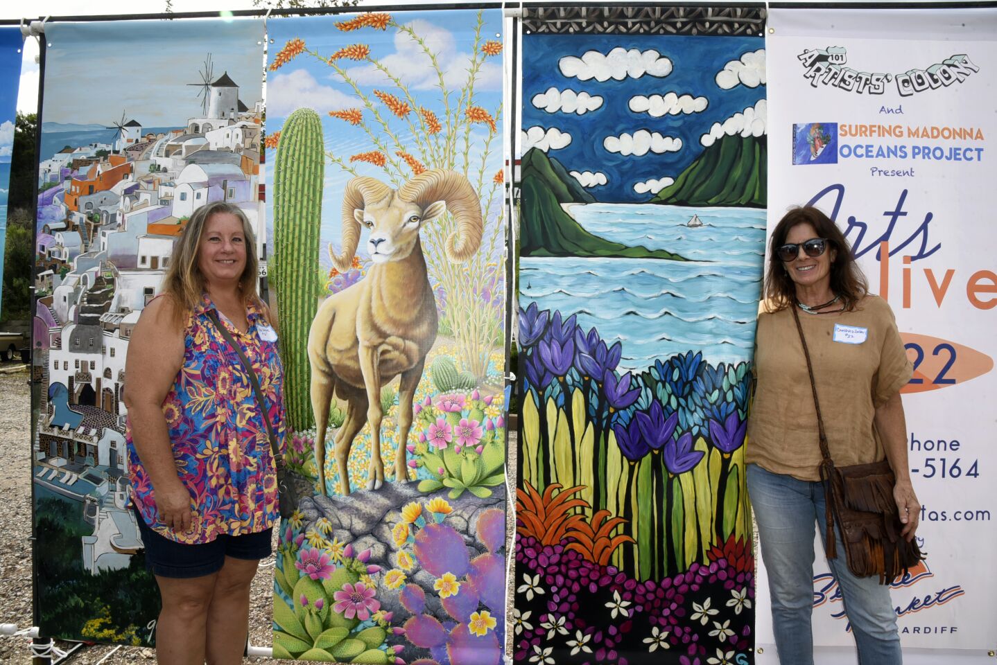 Tish Wynne with Southwest Bighorn Sheep, Christina Zeller with LaLaLand