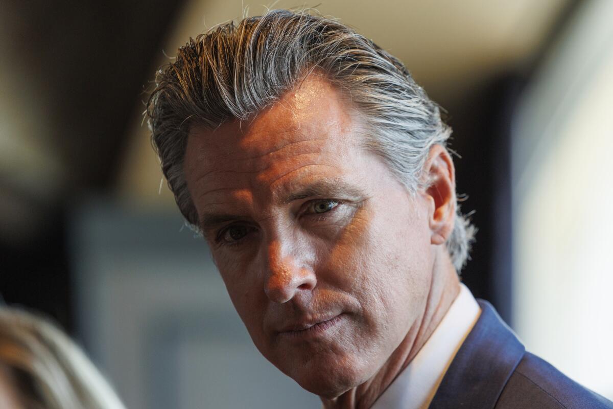 California Gov. Gavin Newsom.