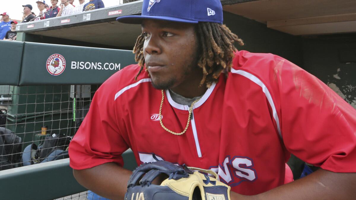 Vladimir Guerrero Jr. showed glimpses of greatness as a boy in the Angels  clubhouse - Los Angeles Times