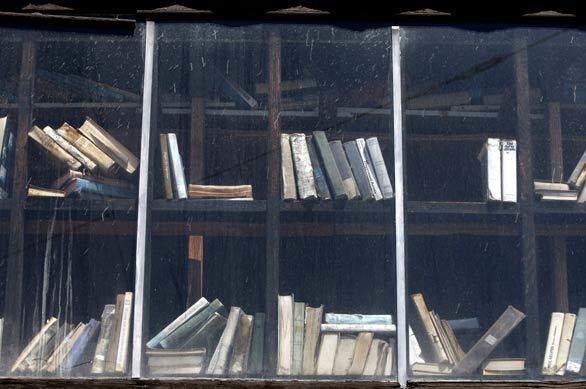 Acres of Books - Sun bleached books