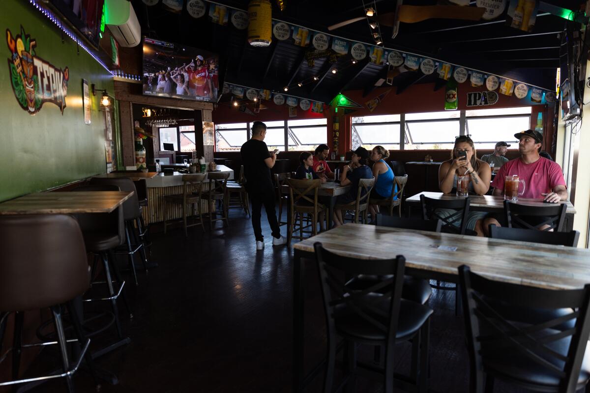 The second floor of Tepik Sports Grill at Imperial Beach on Wednesday, June 22, 2022.
