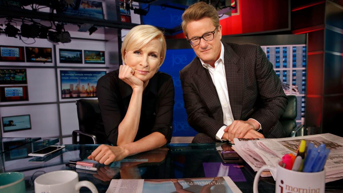 Mika Brzezinski and Joe Scarborough are co-hosts of MSNBC's "Morning Joe."