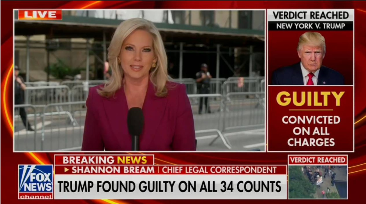 Fox News chief legal correspondent Shannon Bream reports on the guilty verdict against former President Trump.
