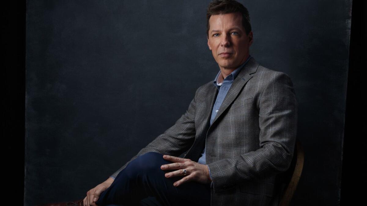 Sean Hayes, who narrated the Los Angeles Philharmonic performance of Saint-Saëns' "Carnival of the Animals" at the Hollywood Bowl Thursday night, here photographed in the L.A. Times photo studio during PaleyFest at the Dolby Theatre in March.