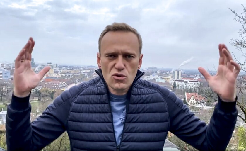 Russian opposition activist Alexei Navalny