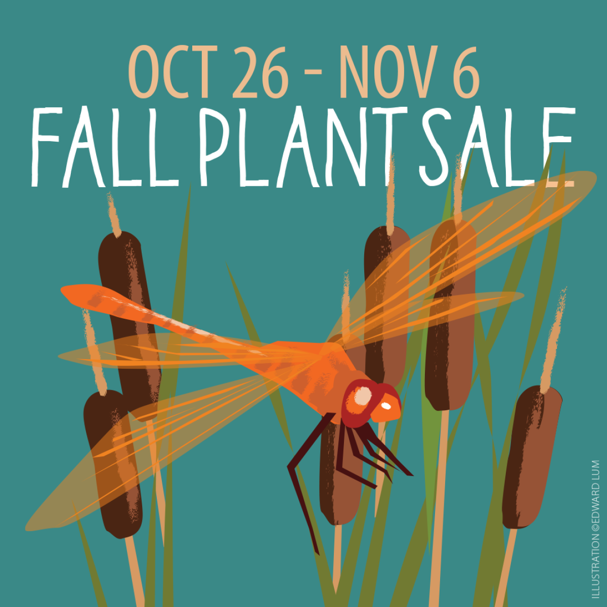 Fall plant sale poster