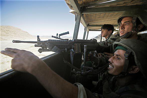 Afghan national army soldiers