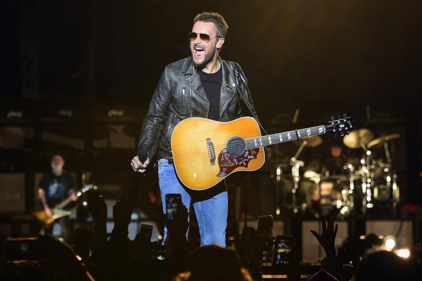 Eric Church performs at County Thunder Music Festival on April 10 in Florence, Arizona.