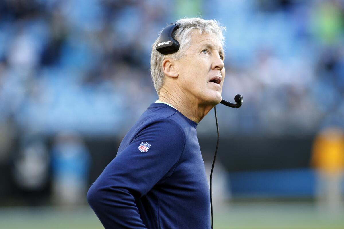 Seahawks coach Pete Carroll