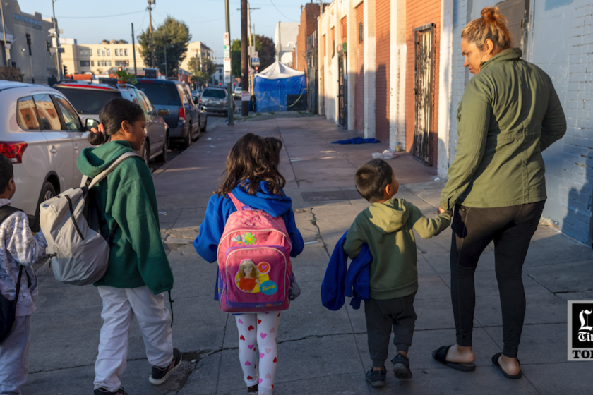 LA Times Today: Children on Skid Row: Four migrant families form a tenuous community