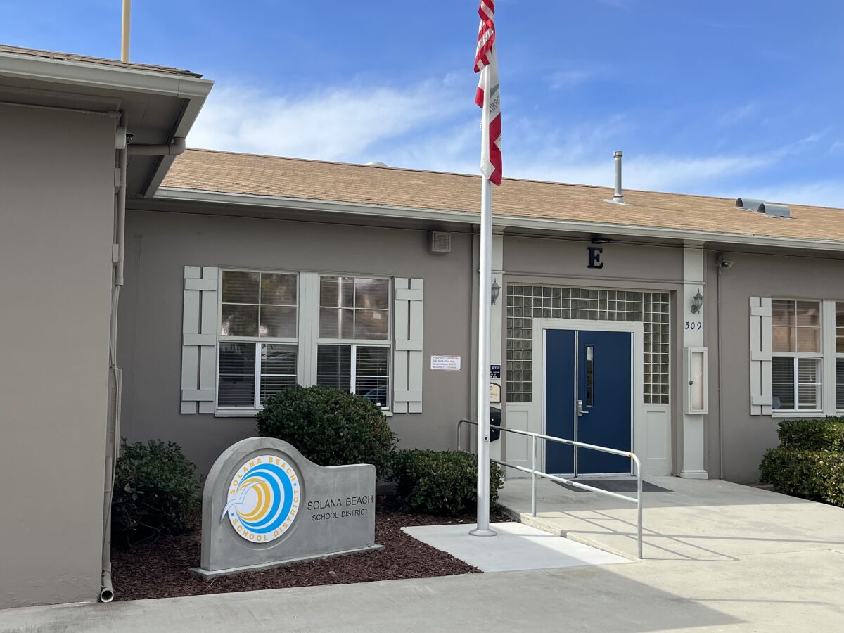 The Solana Beach School District offices.
