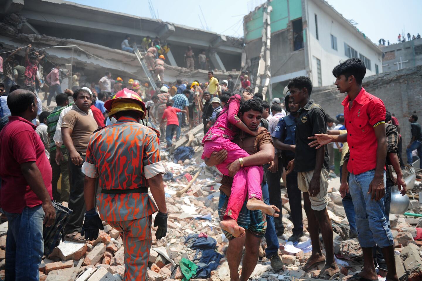 2013 garment factory collapse in Bangladesh