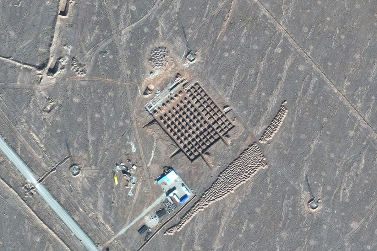 A Dec. 11 satellite photo of Iran's nuclear facility at Fordo.