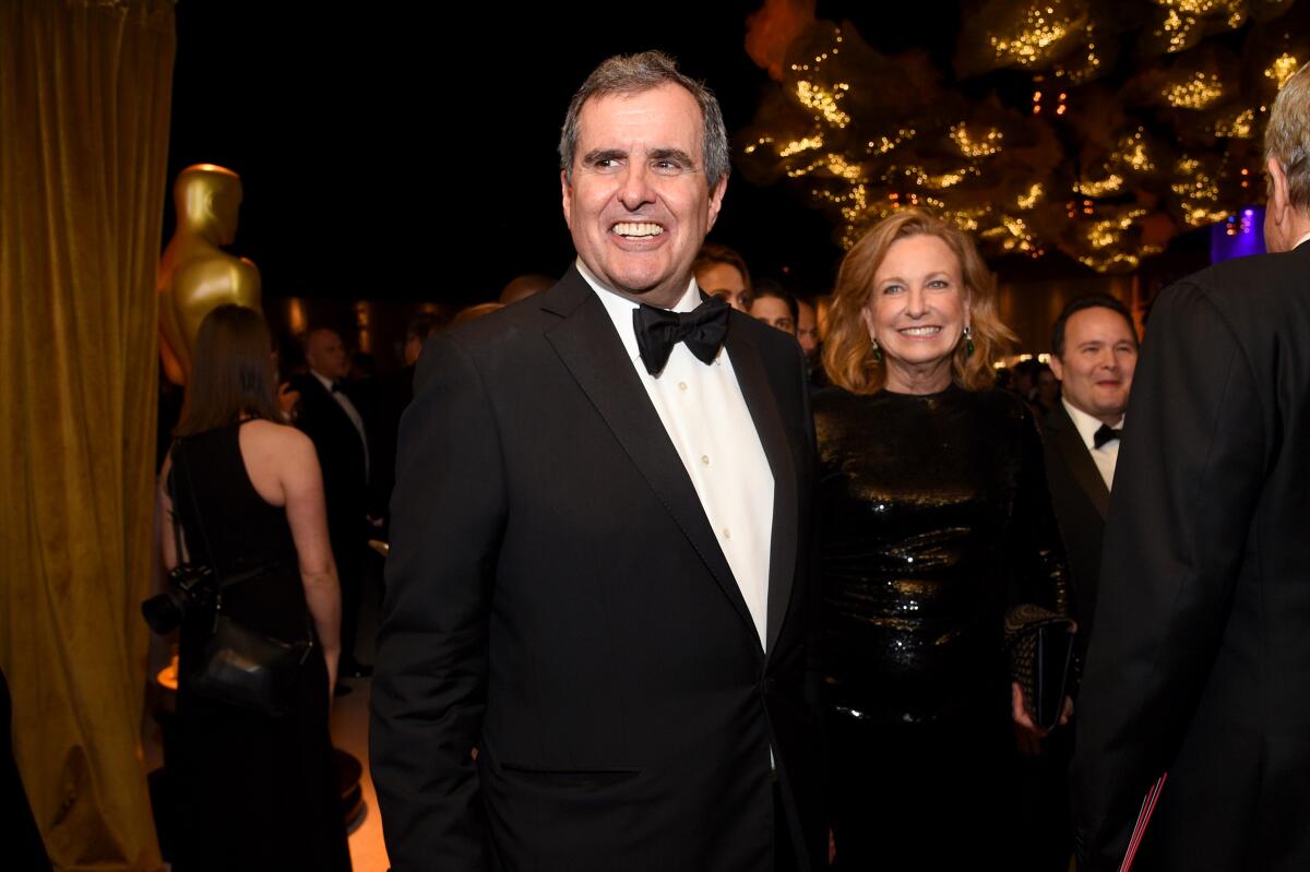 Producer Peter Chernin at the Academy Awards Governors Ball in 2017.