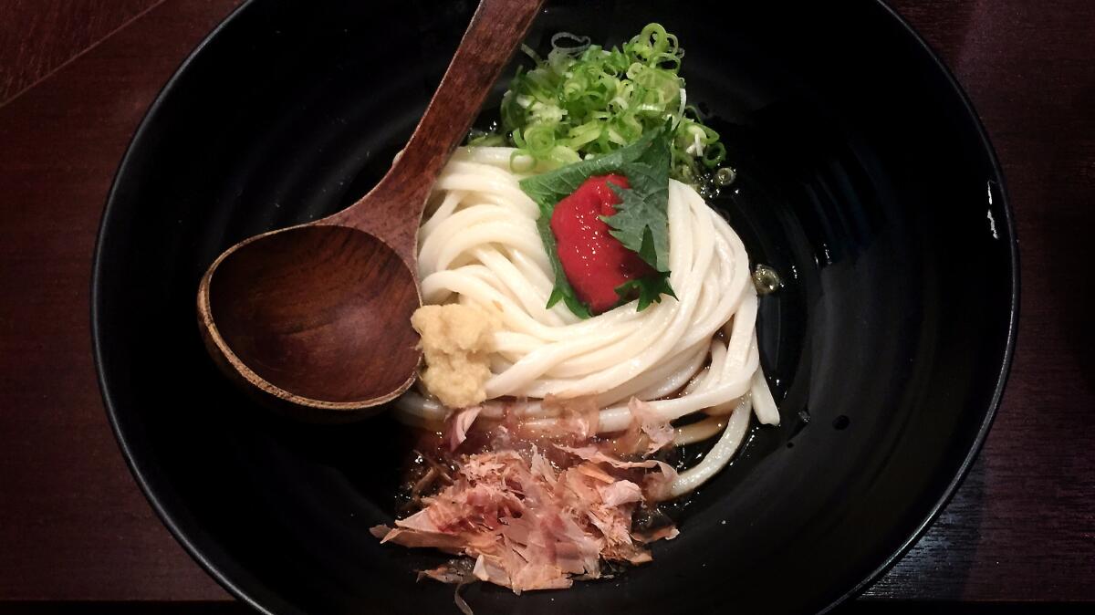 At Little Tokyo's Marugame Monzo, the pure flavor of soba shines through in its austere zaru udon.