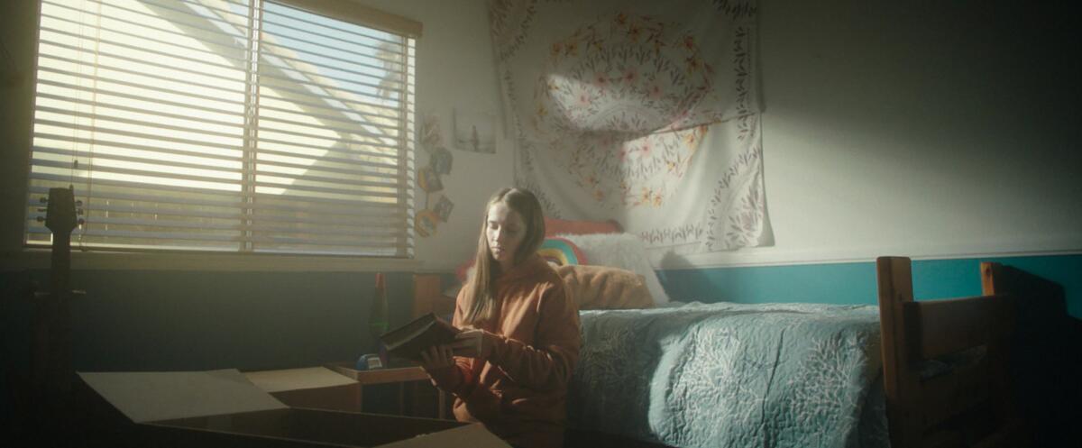 A scene from the short film, "Moving Out," being screened at FilmOut San Diego's 2022 LGBTQ Film Festival